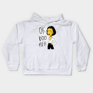 ok boomer Kids Hoodie